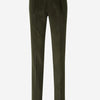 Santa Eulalia Hombre Barcelona Pantalones Pinzas Pana color Verde Oscuro sku 521-002557 02 - Foto 1