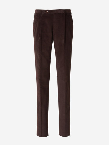 Santa Eulalia Hombre Barcelona Pantalones Pinzas Pana color Marrón sku 521-002557 03 - Foto 1
