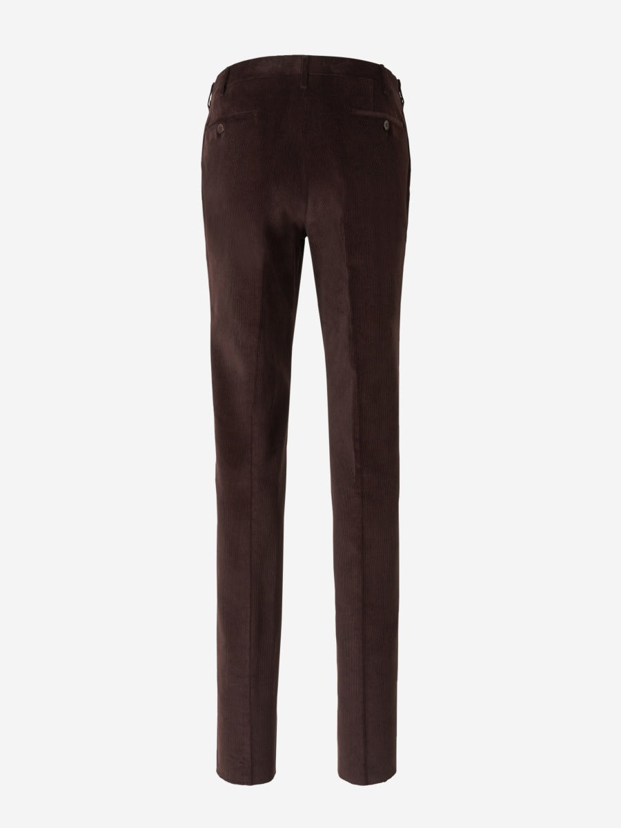 Santa Eulalia Hombre Barcelona Pantalones Pinzas Pana color Marrón sku 521-002557 03 - Foto 2