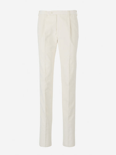 Santa Eulalia Hombre Barcelona Pantalones Pinzas Pana color Crema sku 521-002557 06 - Foto 1