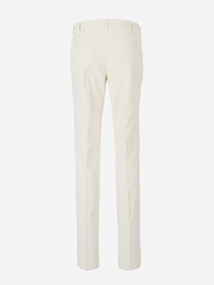 Santa Eulalia Hombre Barcelona Pantalones Pinzas Pana color Crema sku 521-002557 06 - Foto 2