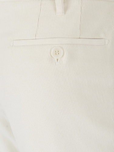Santa Eulalia Hombre Barcelona Pantalones Pinzas Pana color Crema sku 521-002557 06 - Foto 4
