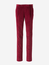 Santa Eulalia Hombre Barcelona Pantalones Pinzas Pana color Burdeos sku 521-002557 08 - Foto 1