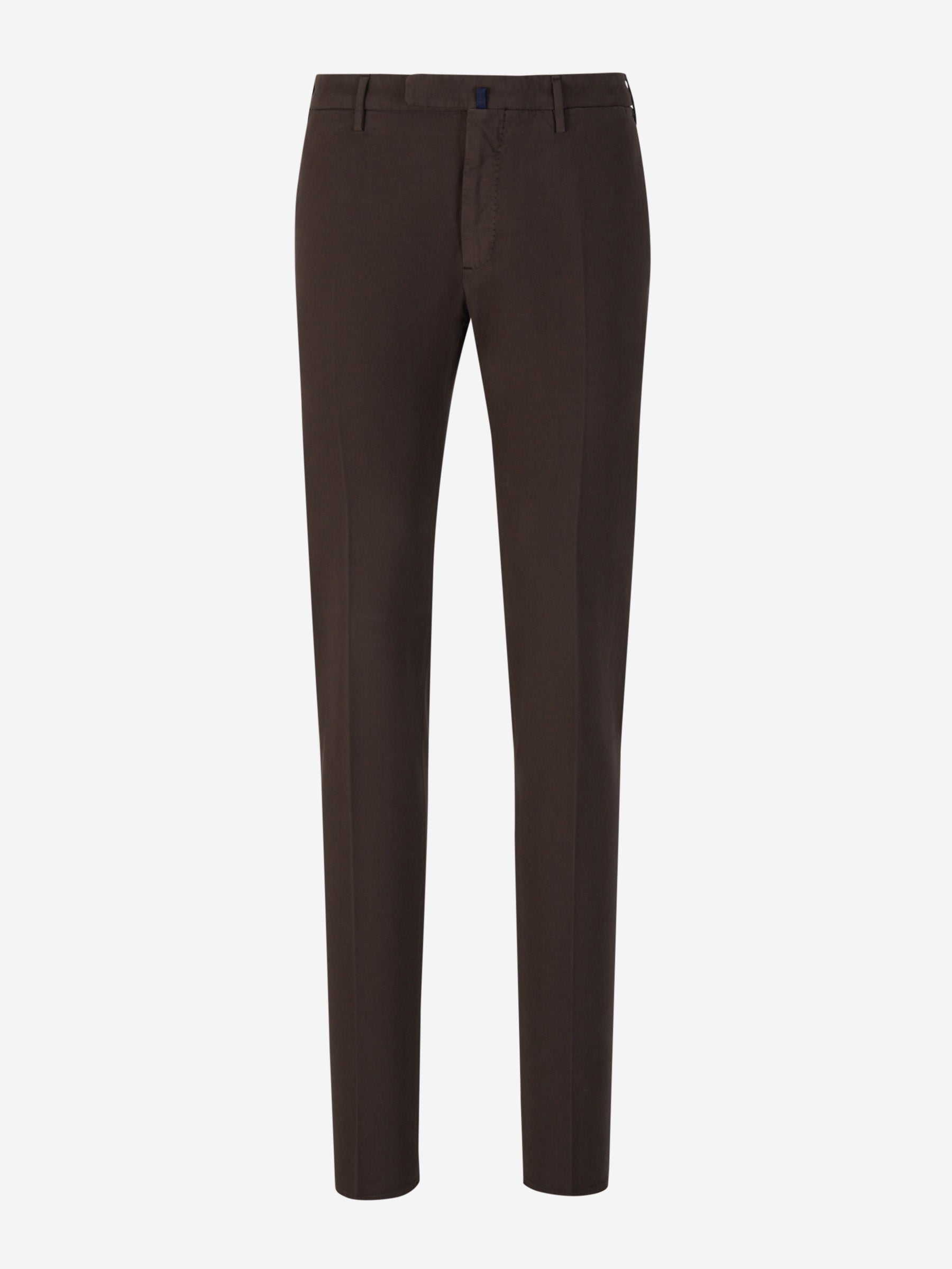 Incotex Hombre Barcelona Pantalones Algodón Elástico color Marrón Oscuro sku 521-002911 03 - Foto 1