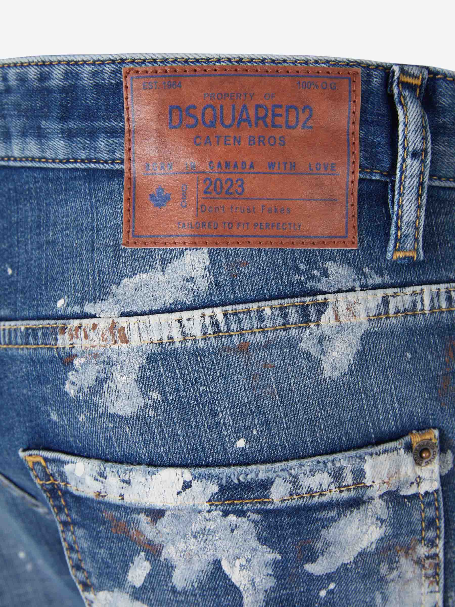 Dsquared2 Pantalones Bros Dsquared2 – Jeans Skater Fit Hombre 522-002502 01