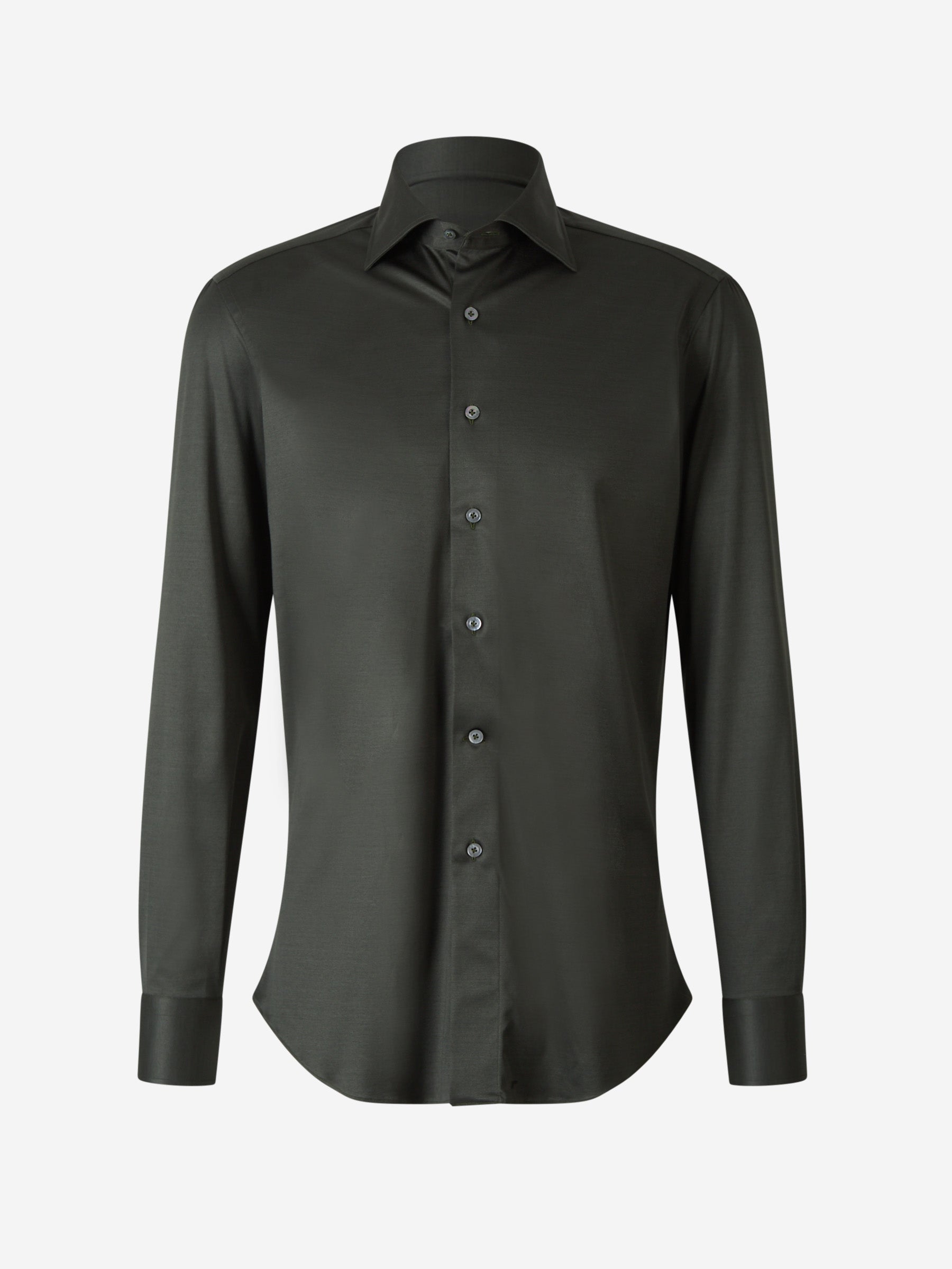 Fray Hombre Barcelona Camisa Micro Punto color Verde Militar sku 531-006072 01 - Foto 1