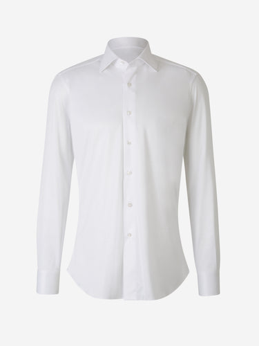 Fray Hombre Barcelona Camisa Micro Punto color Blanco sku 531-006072 05 - Foto 1