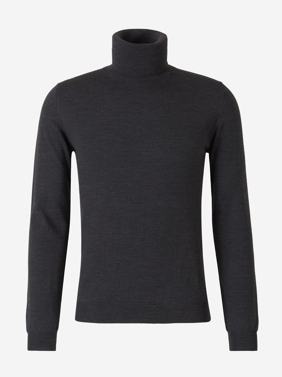 Zanone Jersey Cuello Alto color Gris Claro sku 542-002132 03 - Foto 9