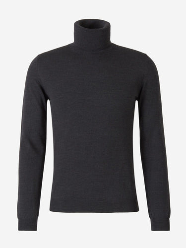 Zanone Hombre Barcelona Jersey Cuello Alto color Gris Antracita sku 542-002132 03 - Foto 1