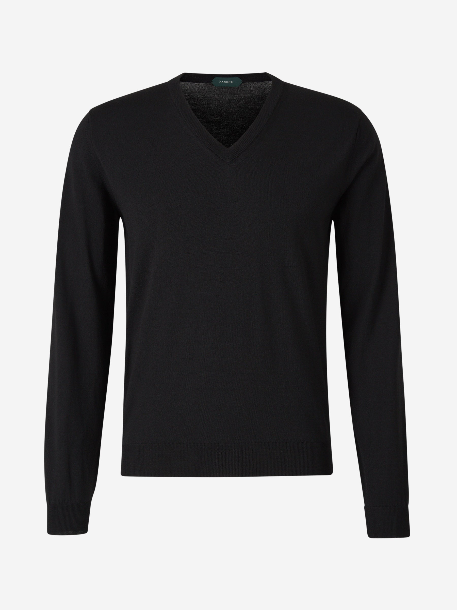 Zanone Hombre Barcelona Jersey Punto Lana color Negro sku 542-002131 04 - Foto 1