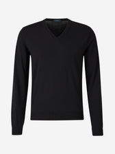 Zanone Hombre Barcelona Jersey Punto Lana color Negro sku 542-002131 04 - Foto 1
