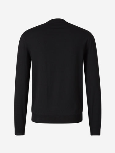 Zanone Hombre Barcelona Jersey Punto Lana color Negro sku 542-002131 04 - Foto 2