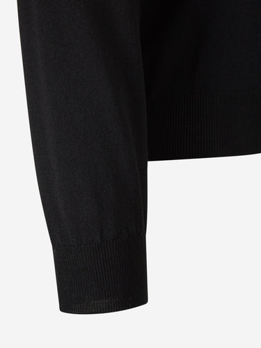 Zanone Hombre Barcelona Jersey Punto Lana color Negro sku 542-002131 04 - Foto 4