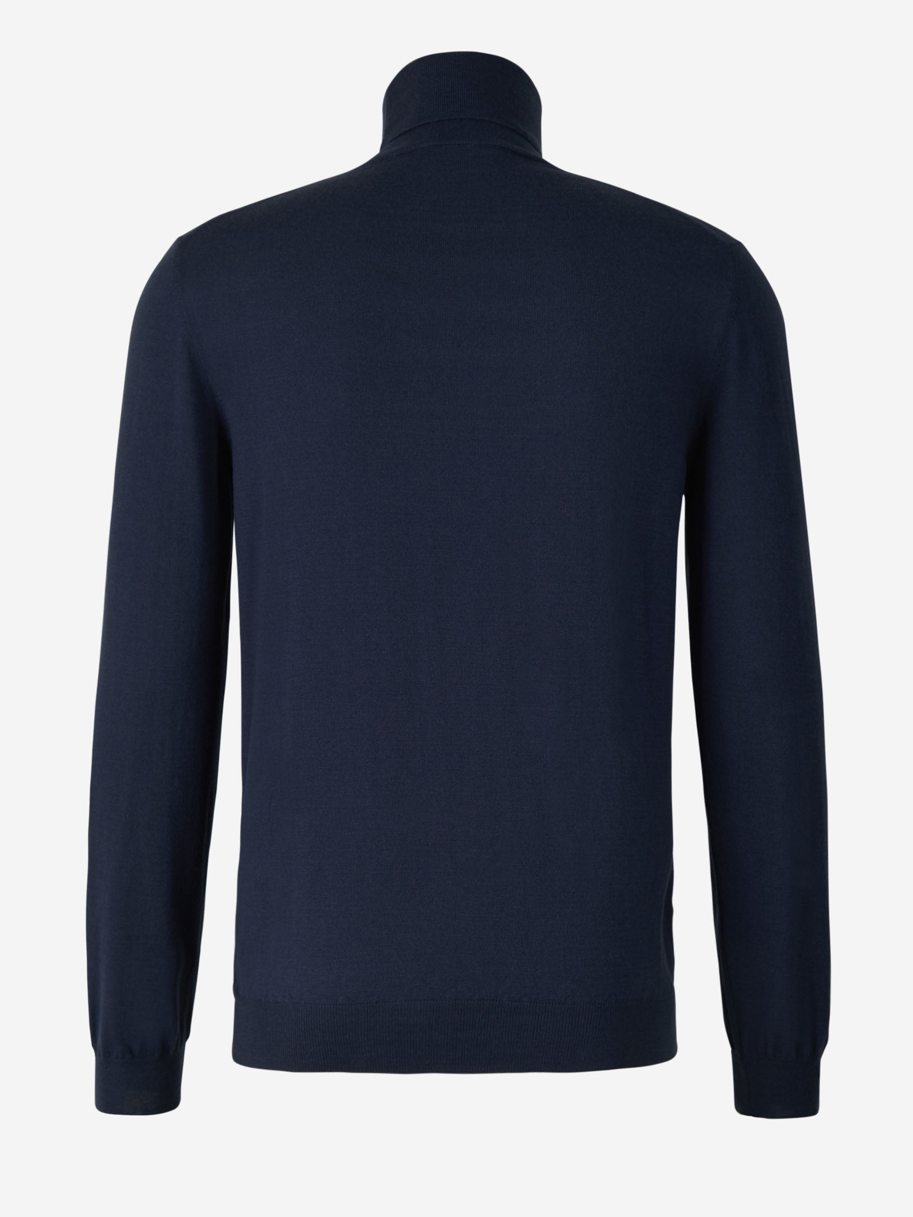 Zanone Hombre Barcelona Jersey Cuello Alto color Azul Cobalto sku 542-002132 04 - Foto 2