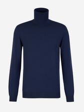 Zanone Hombre Barcelona Jersey Cuello Alto color Azul Marino sku 542-002132 06 - Foto 1