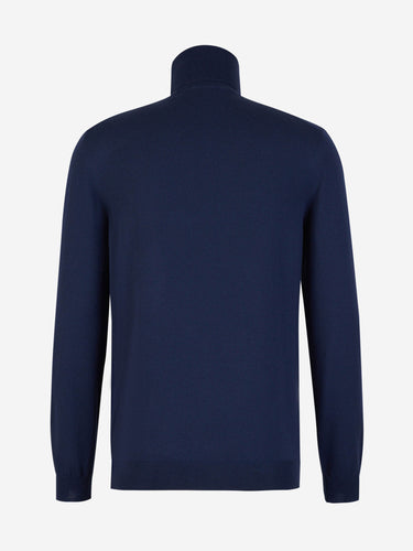 Zanone Hombre Barcelona Jersey Punto Lana color Azul Marino sku 542-002132 06 - Foto 2