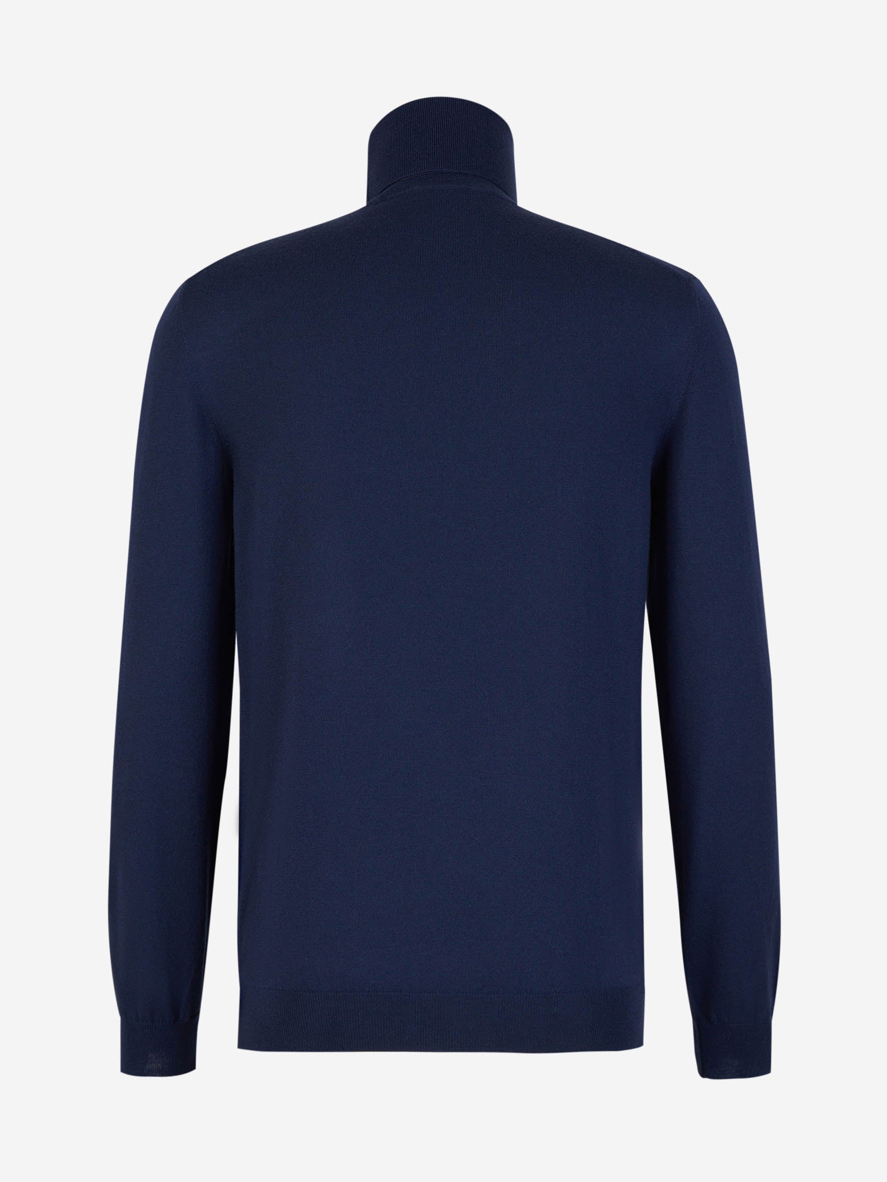 Zanone Hombre Barcelona Jersey Cuello Alto color Azul Marino sku 542-002132 06 - Foto 2