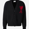 Ami Paris Cárdigan Lana Logo color Negro sku 543-000913 01 - Foto 1