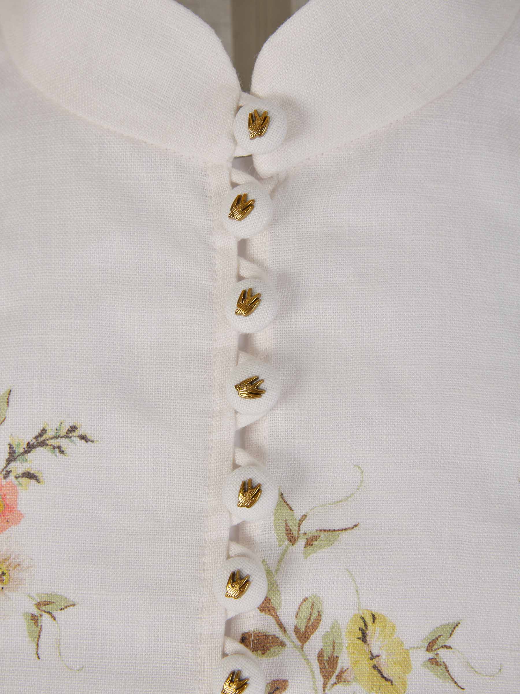 Zimmermann – Buttons Mini Dress Mujer 731-005841