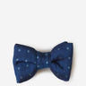 Tom Ford Hombre Barcelona Pajarita Motivo Topos Seda color Azul Cobalto sku 602-000251 01 - Foto 1