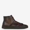 Santoni Sneakers Paneles Piel color Marrón Oscuro sku 611-004263 01 - Foto 1