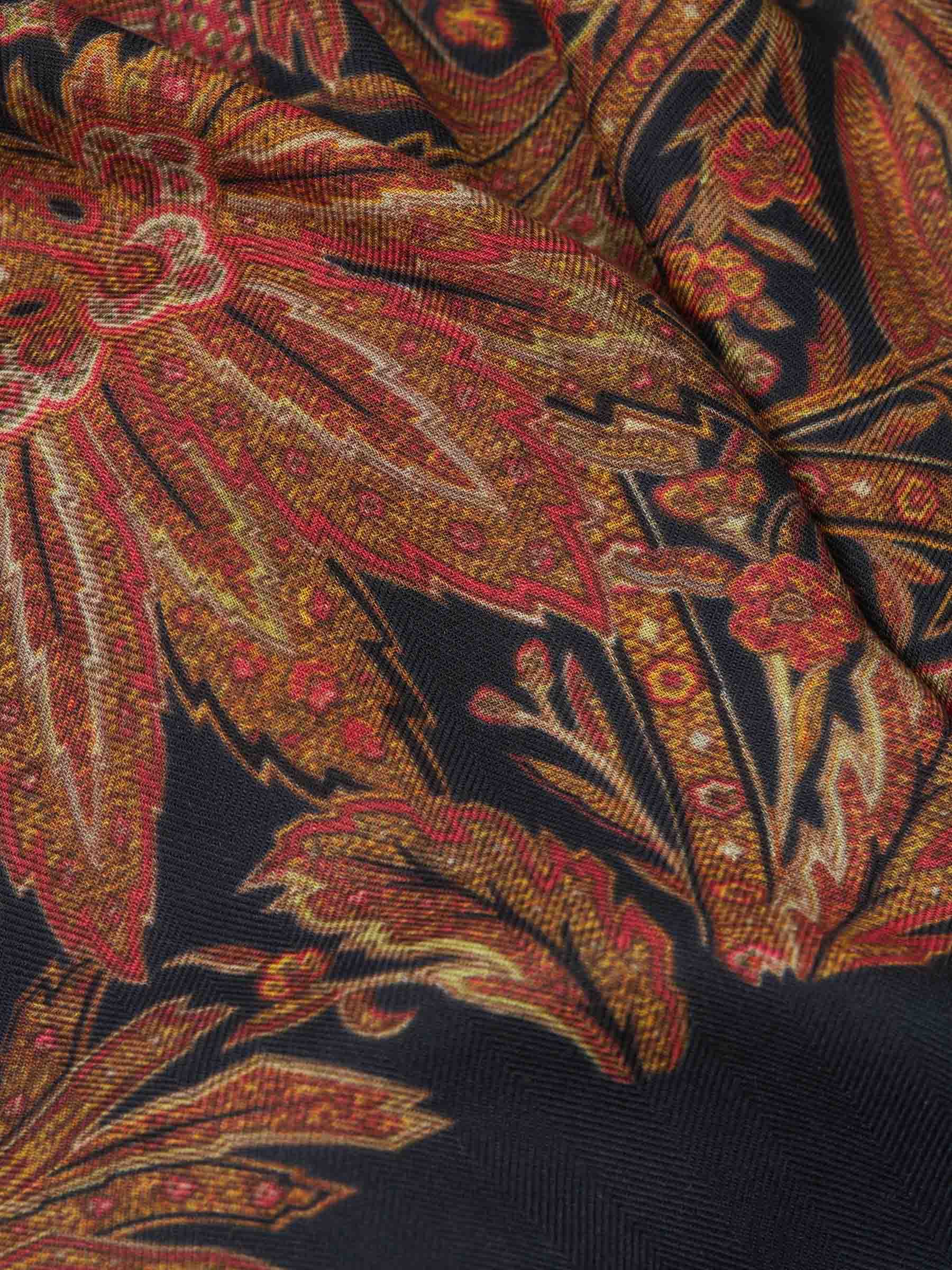 【送料&関税込】Etro Floral Printed Scarf Etro Sheer Floral Print Silk Scarf | Neiman Marcus