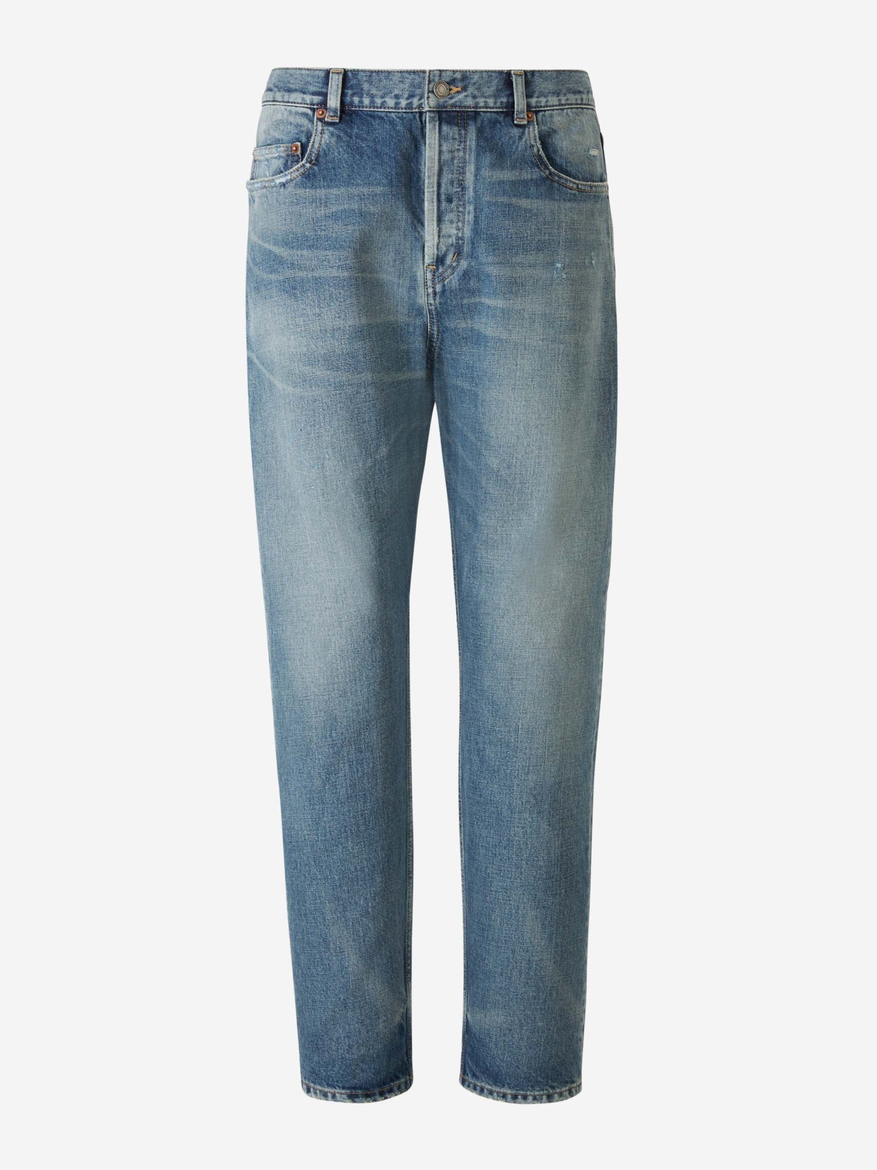 Saint Laurent Jeans Straight Vanessa color Azul Denim sku 763-001540 01 - Foto 1