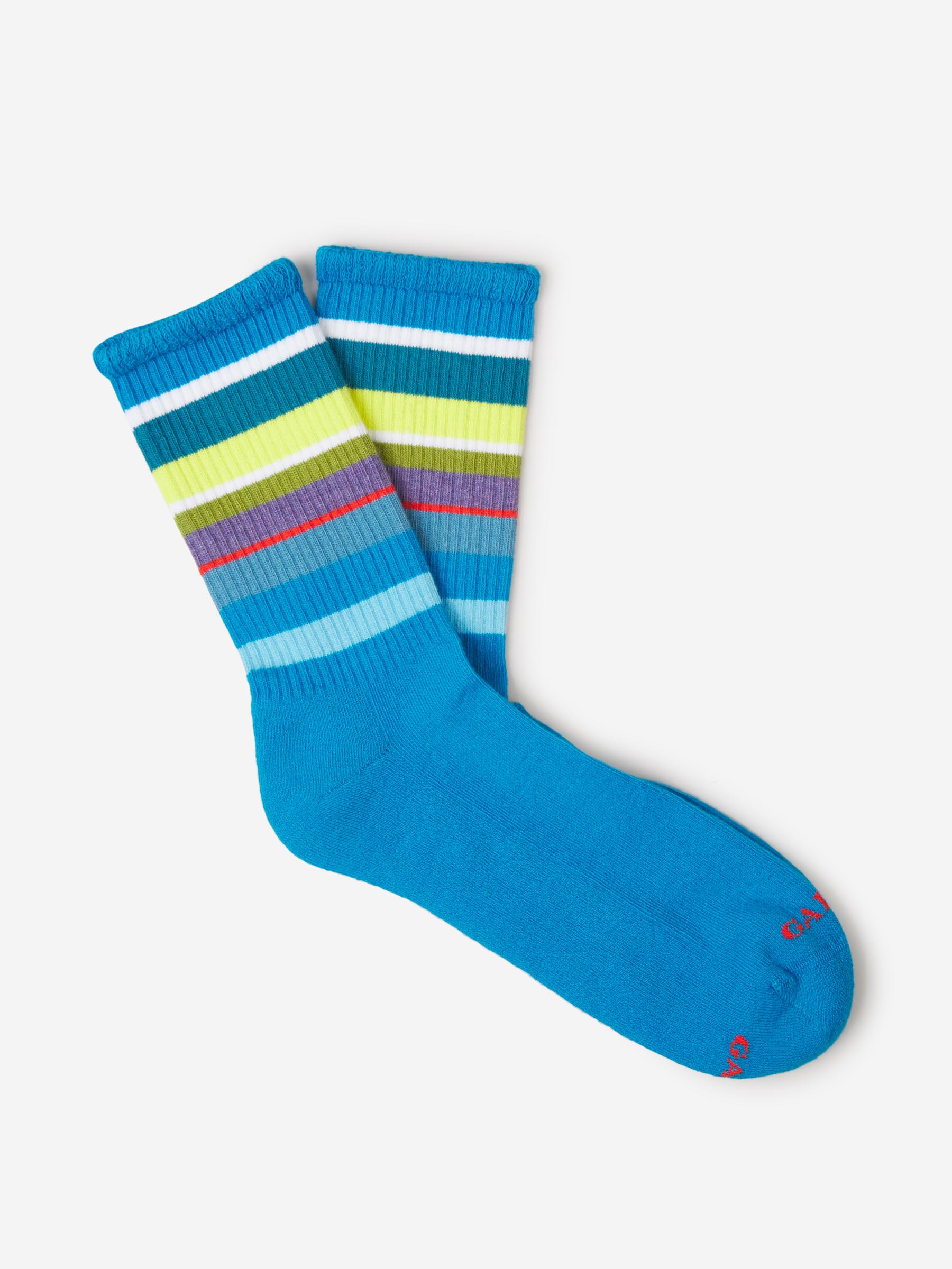 Gallo Hombre Barcelona Calcetines Rayas Algodón color Azul Celeste sku 642-000380 01 - Foto 1