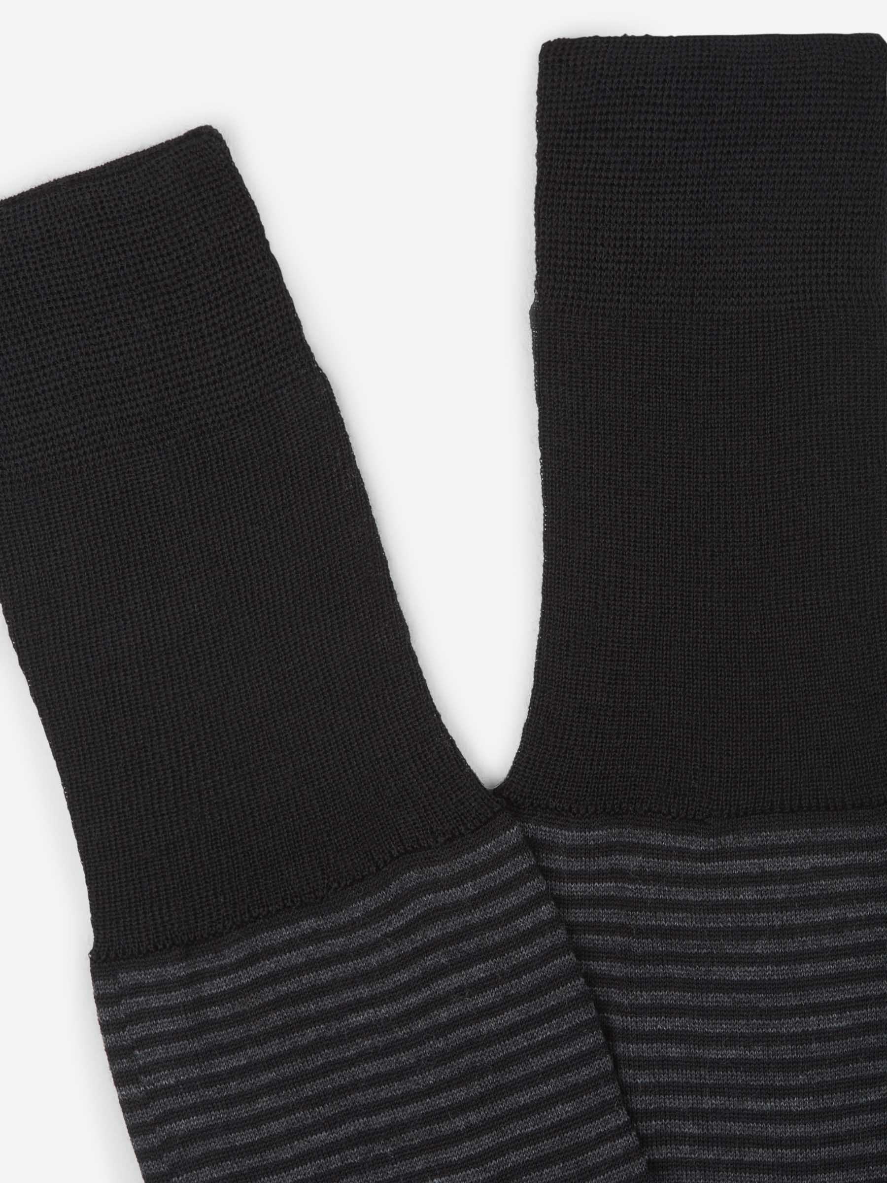 Gallo Hombre Barcelona Calcetines Rayas Windsor color Negro sku 642-000398 02 - Foto 2