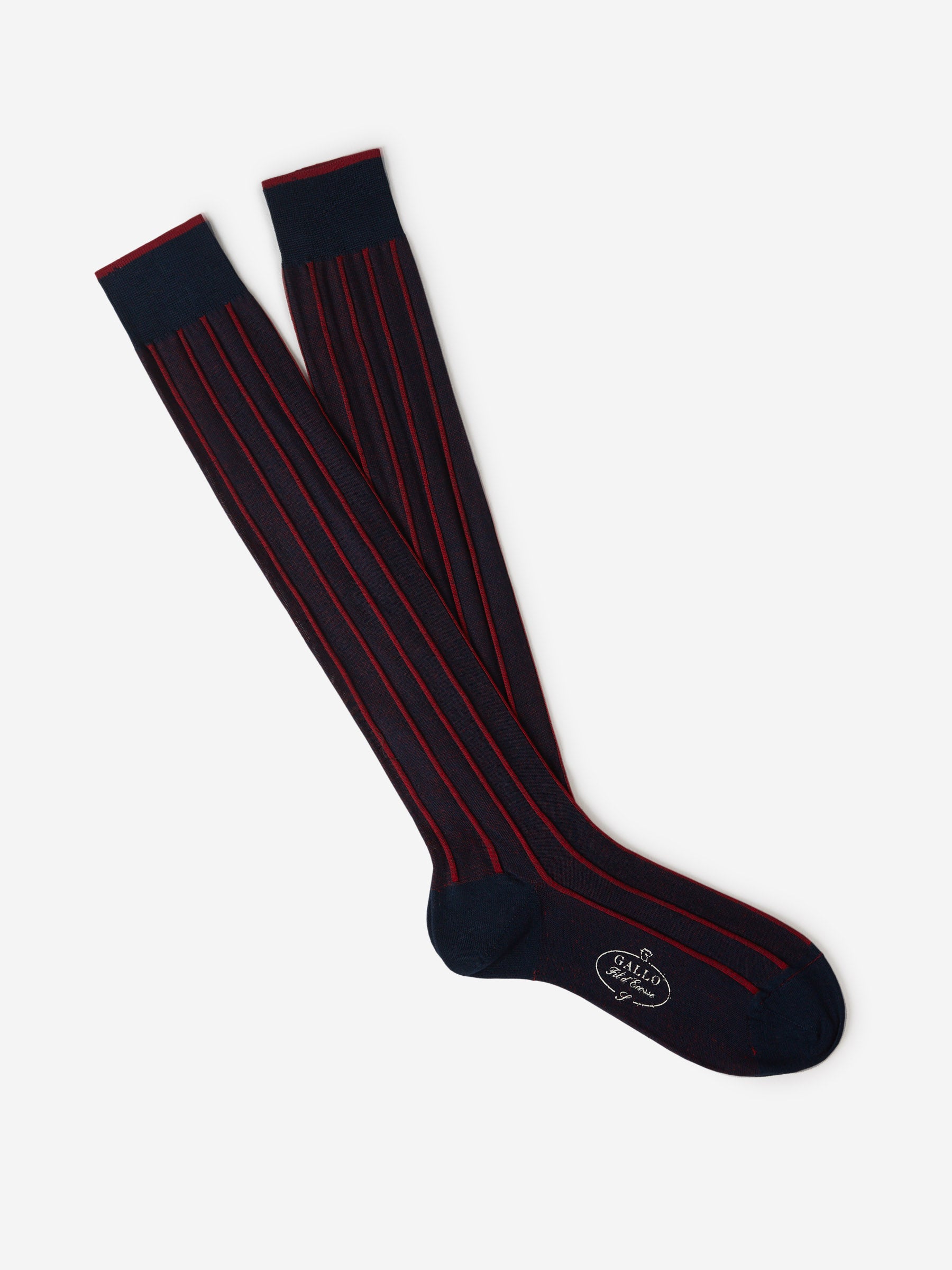 Gallo Hombre Barcelona Calcetines Motivo Rayas color Rojo sku 642-000430 01 - Foto 1