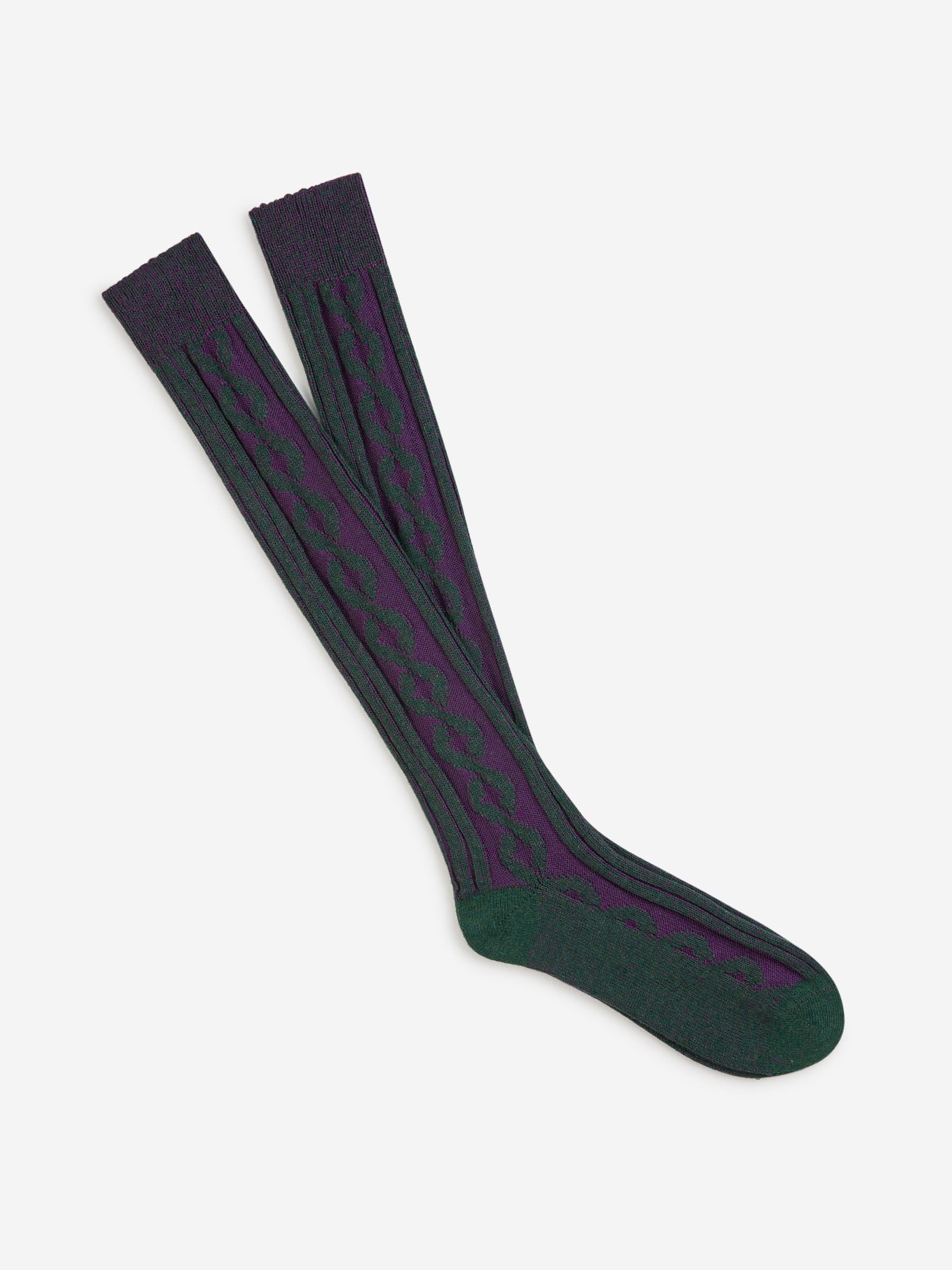 Gallo Hombre Barcelona Calcetines Largos Motivo Ochos color Verde Oscuro sku 642-000458 01 - Foto 1