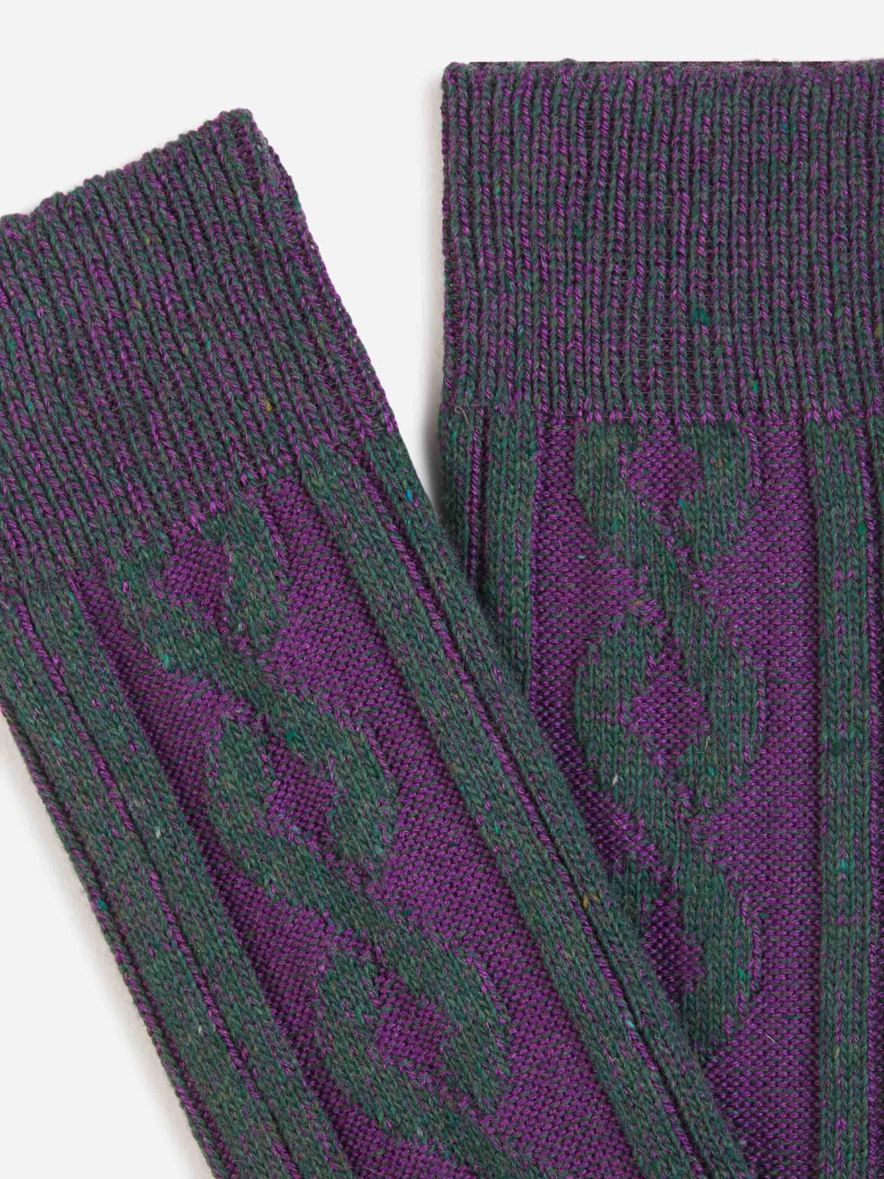 Gallo Hombre Barcelona Calcetines Largos Motivo Ochos color Verde Oscuro sku 642-000458 01 - Foto 2