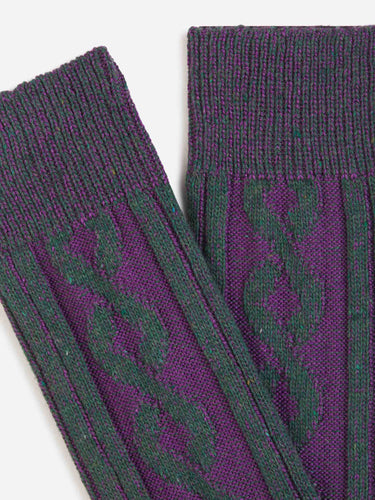 Gallo Hombre Barcelona Calcetines Largos Motivo Ochos color Verde Oscuro sku 642-000458 01 - Foto 2