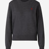 Ami Paris Mujer Barcelona Jersey Punto Lana color Gris Piedra sku 711-003034 01 - Foto 1