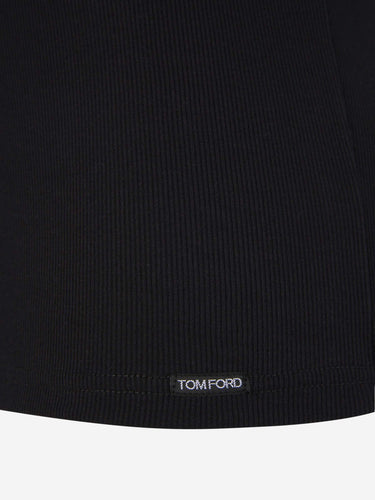 Tom Ford Hombre Barcelona Camiseta Tirantes Lisa color Negro sku 653-000084 02 - Foto 4