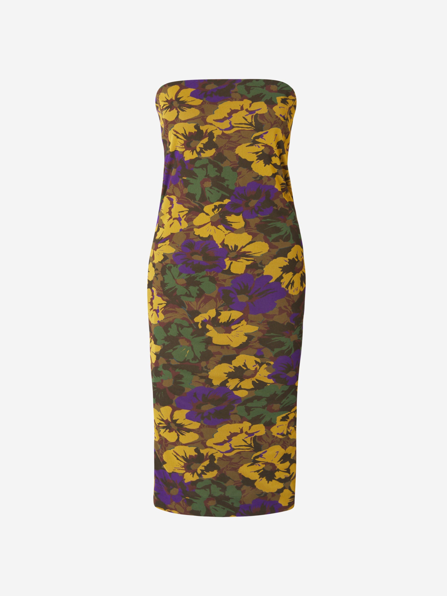 Saint Laurent Vestido Mini Motivo Floral color Floral sku 731-005894 01 - Foto 1