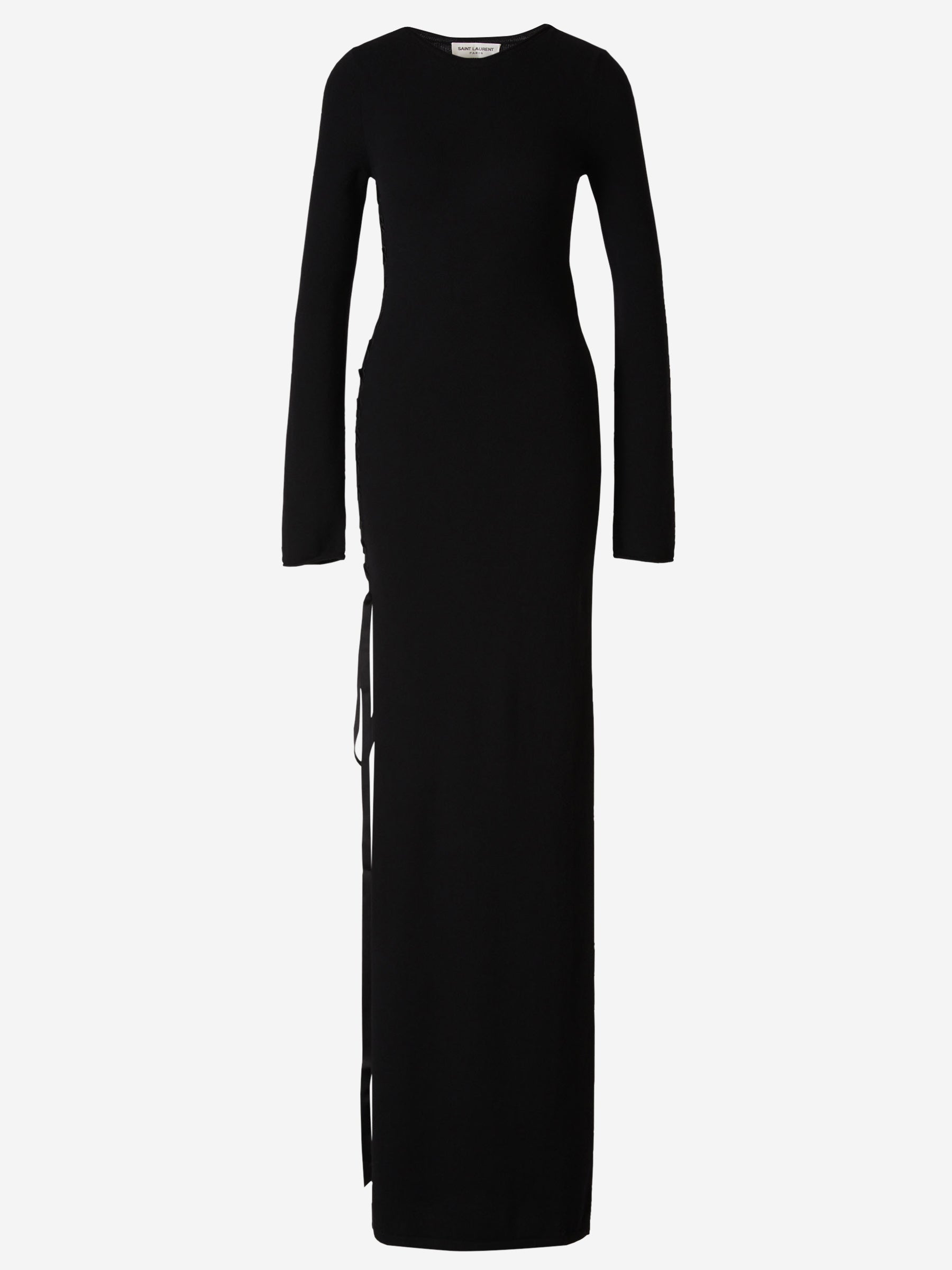 Saint Laurent Mujer Barcelona Vestido Maxi Lana color Negro sku 732-001240 01 - Foto 1