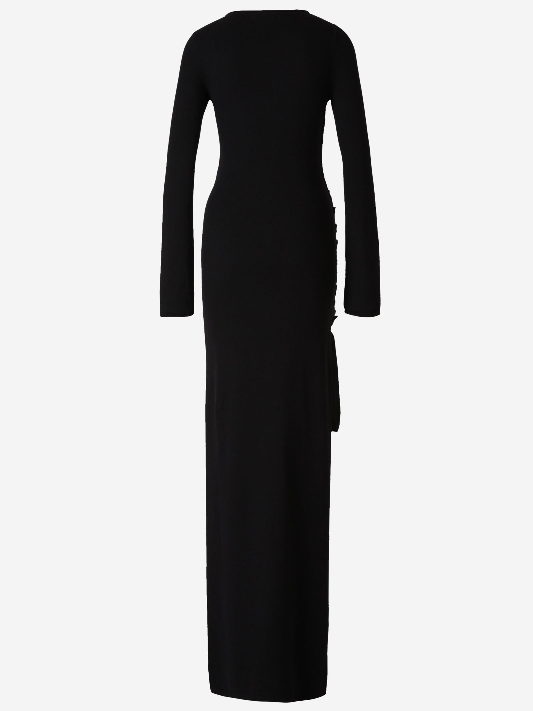 Saint Laurent Mujer Barcelona Vestido Maxi Lana color Negro sku 732-001240 01 - Foto 2