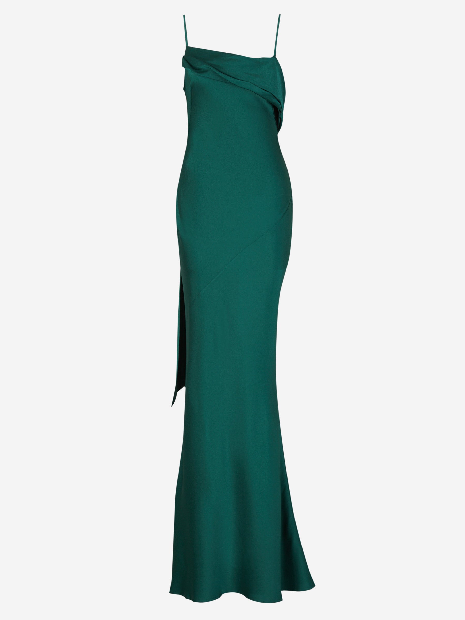 Safiyaa Mujer Barcelona Vestido Maxi Capa color Verde Oscuro sku 732-001287 01 - Foto 1