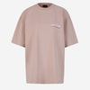 Balenciaga Mujer Barcelona Camiseta Logo Algodón color Rosa Envejecido sku 782-001522 01 - Foto 1