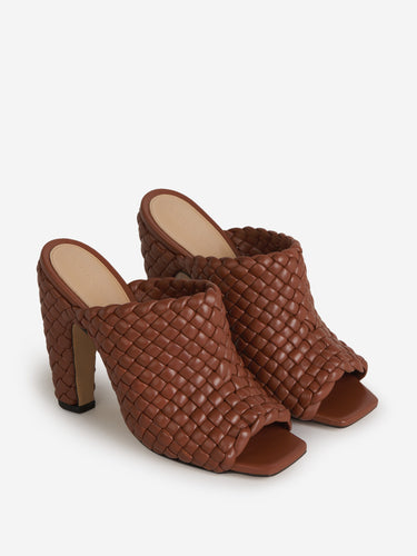 Bottega Veneta Mujer Barcelona Mules Canalazzo Acolchado color Terracota sku 800-005097 01 - Foto 3