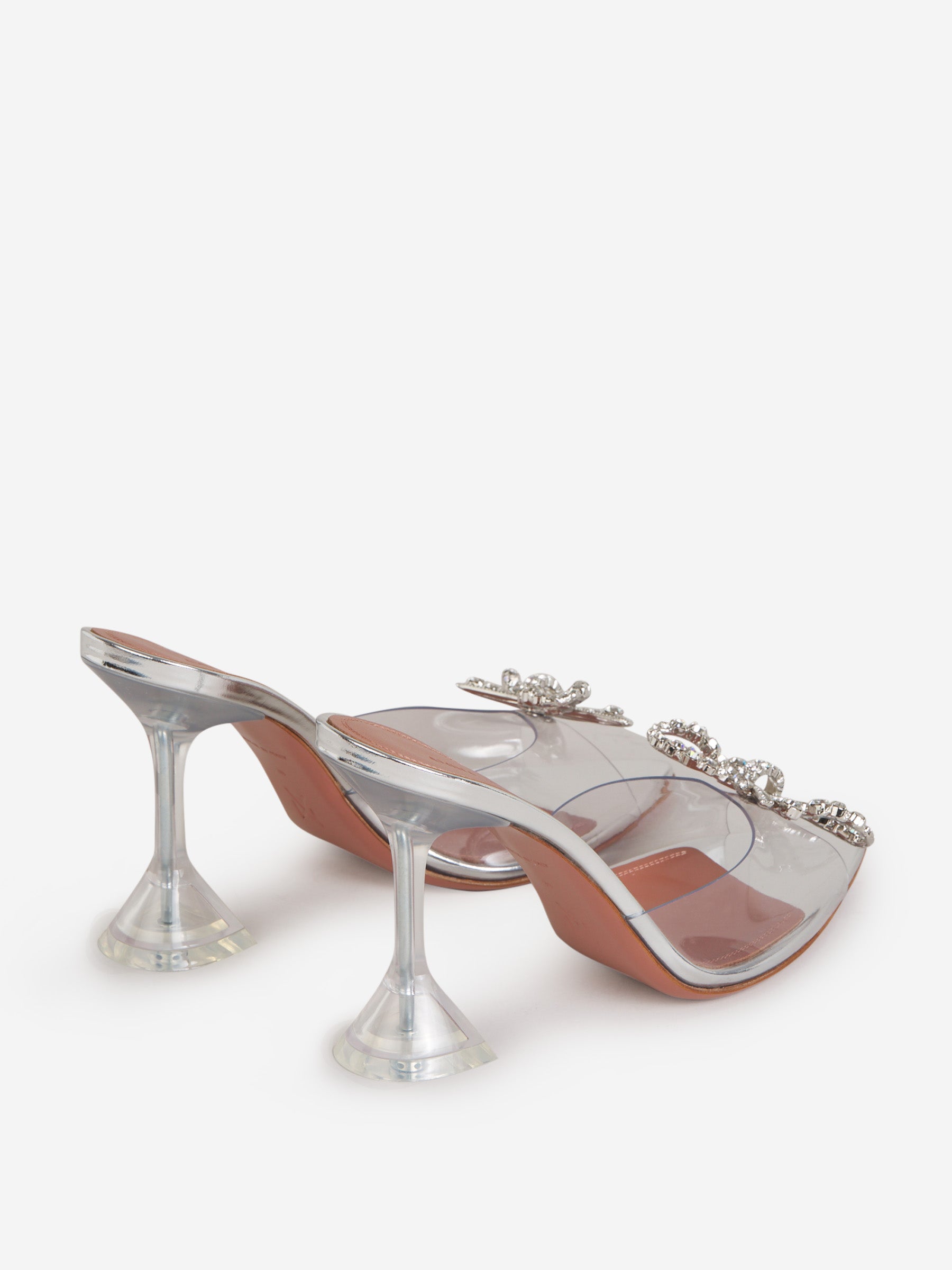 Amina Muaddi – Rosie Cristal Mules Mujer 800-005192