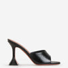 Amina Muaddi Sandalias Piel Lupita color Negro sku 800-005200 01 - Foto 1