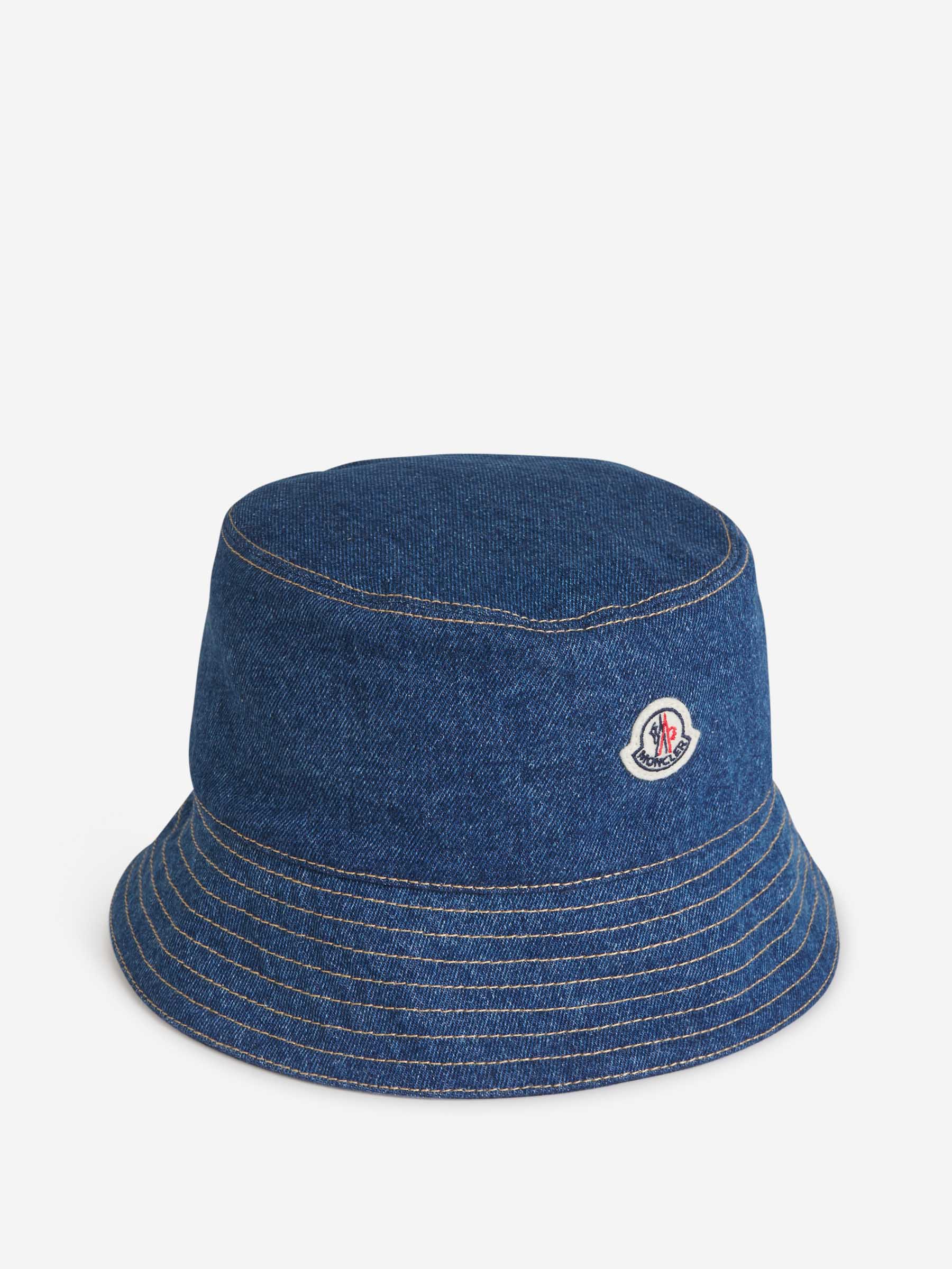 Moncler Mujer Barcelona Sombrero Pescador Denim Logo color Azul Denim sku 799-000088 01 - Foto 2