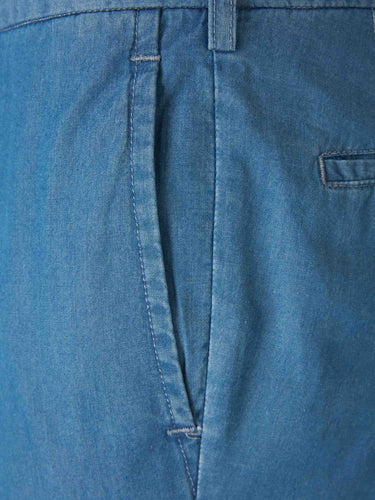 Santa Eulalia Hombre Barcelona Pantalones Formales Algodón color Azul Denim sku 521-003046 01 - Foto 3
