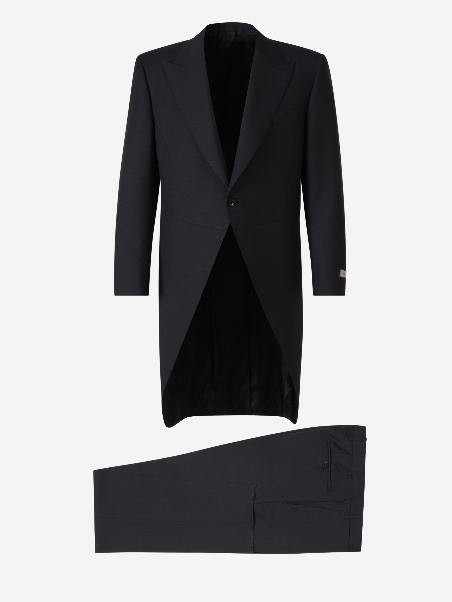 Canali Hombre Barcelona Chaqué y Pantalón Lana color Azul Noche sku 332-000115 01 - Foto 1