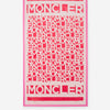 Moncler  Barcelona Toalla Reversible Logo color Rosa sku 899-001854 01 - Foto 1