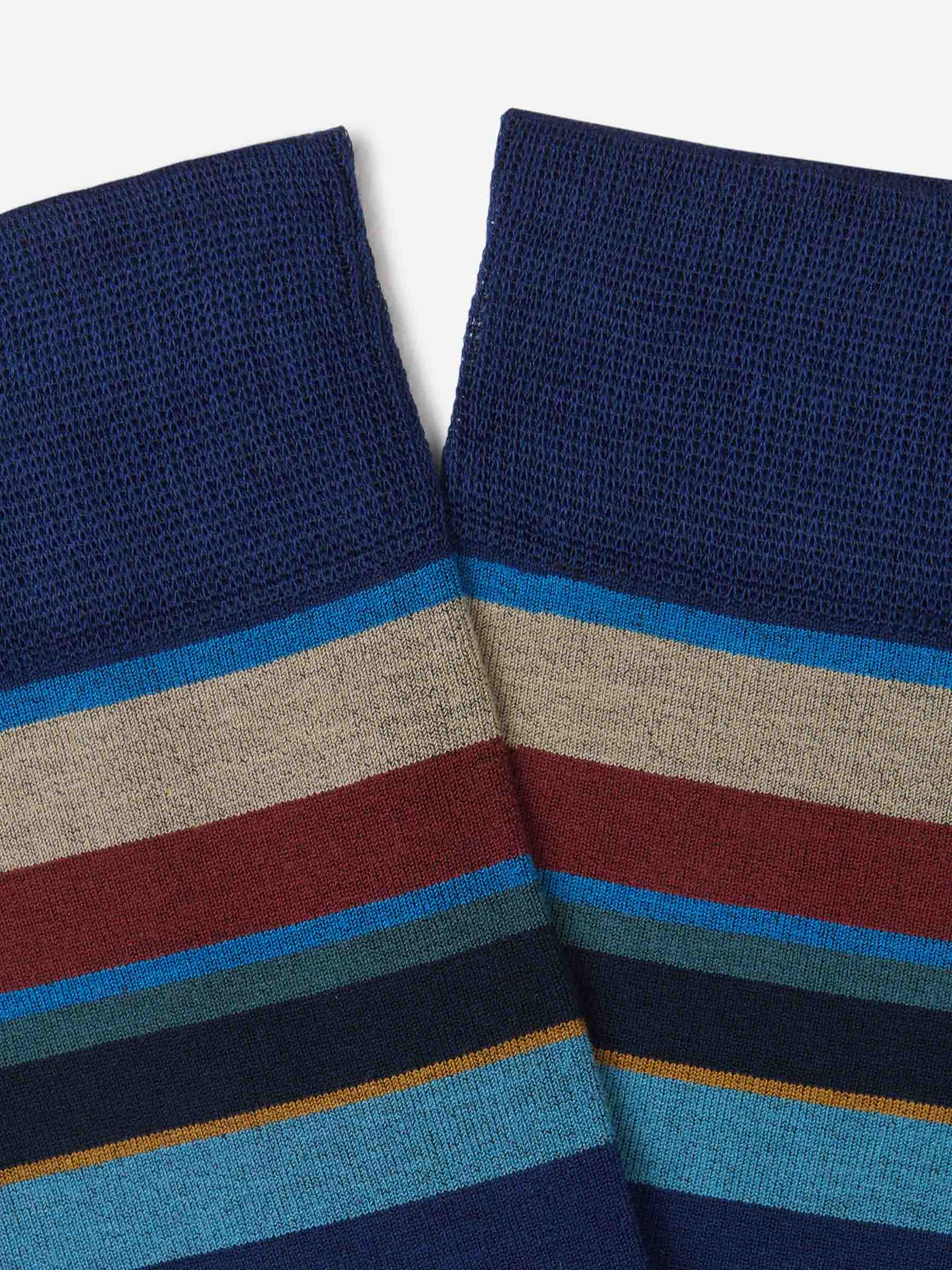 Gallo Calcetines Motivo Rayas color Azul sku 641-000207 01 - Foto 2