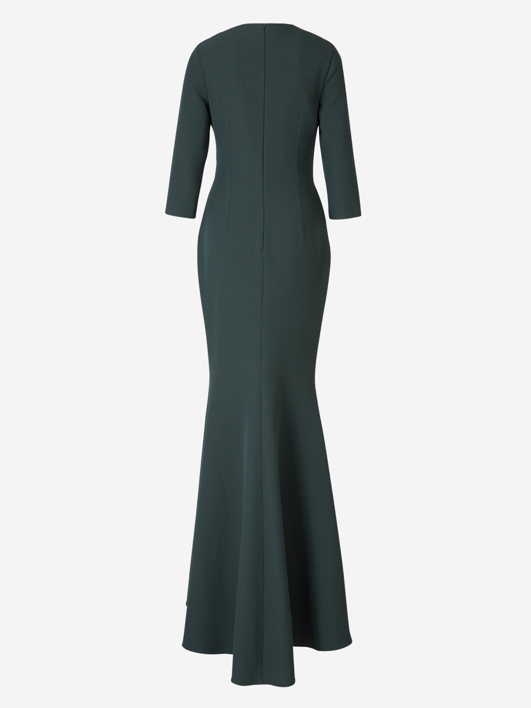 Safiyaa Mujer Barcelona Vestido Maxi Crepé color Verde Oscuro sku 732-001296 01 - Foto 2