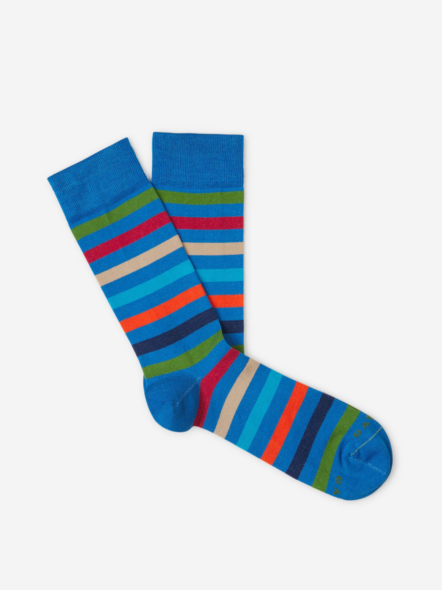 Gallo Hombre Barcelona Calcetines Motivo Rayas color Azul Cobalto sku 642-000498 02 - Foto 1